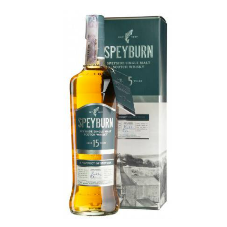 Віскі Speyburn Single Malt Scotch Whisky 15 yo, у подарунковій упаковці, 46%, 0,7 л - фото 1