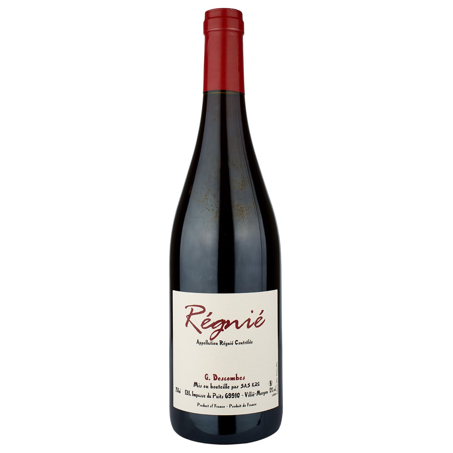 Вино Georges Descombes Regnie, красное, сухое, 0,75 л (W6771) - фото 1