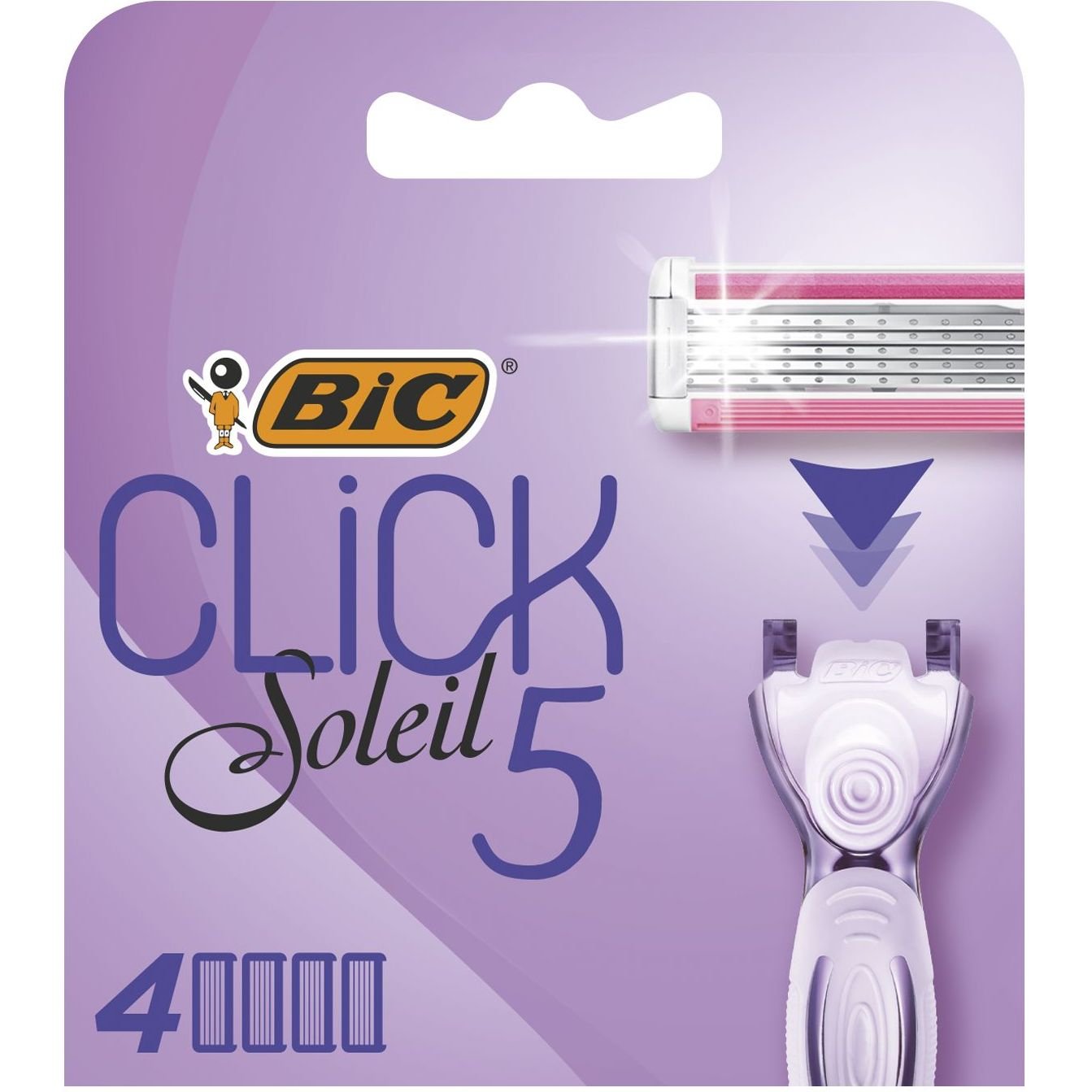 Змінні картриджі для гоління BIC Miss Soleil Click 5, 4 шт. - фото 1