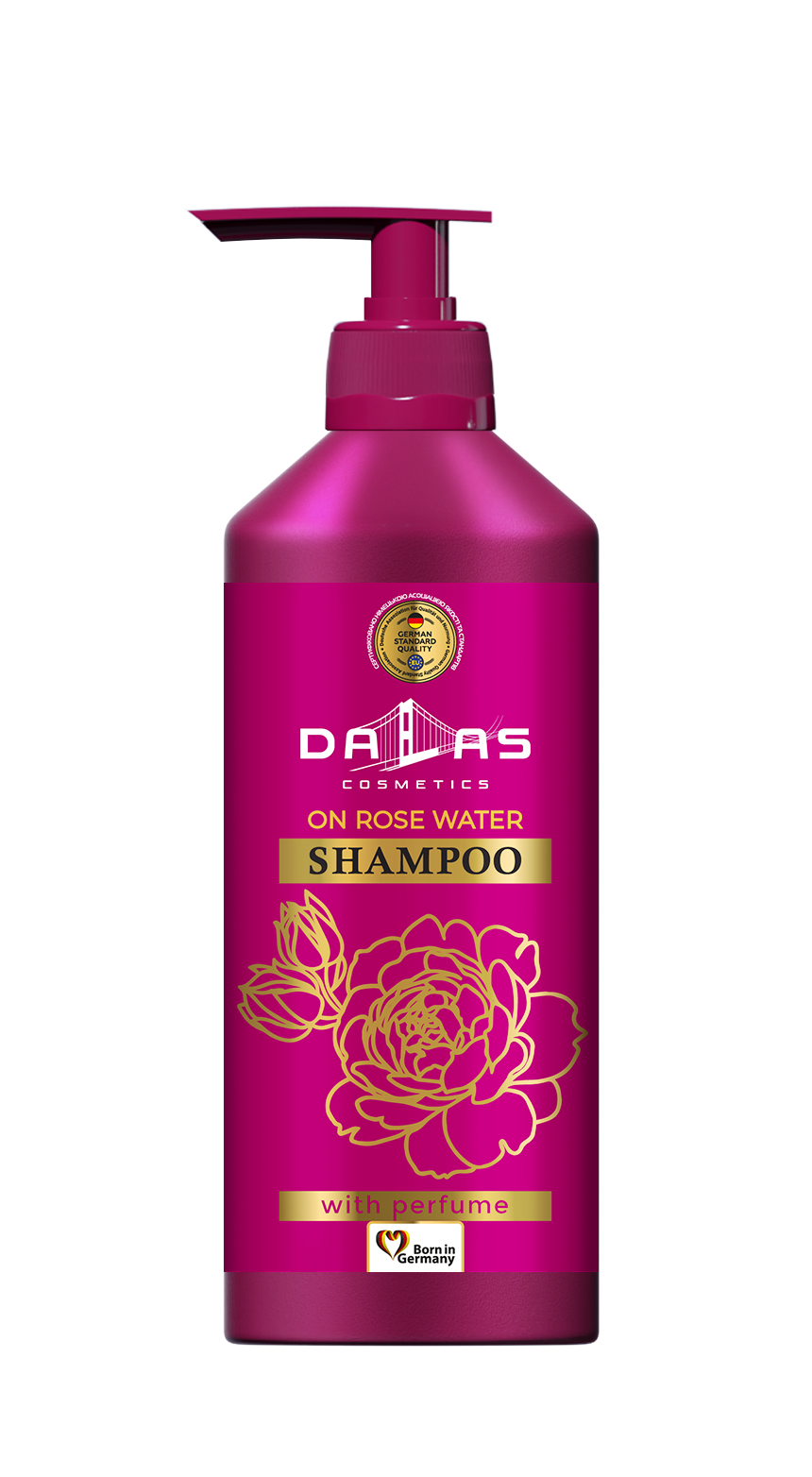 Шампунь Dalas для зміцнення та росту волосся, на рожевій воді, 500 мл (721426) - фото 1