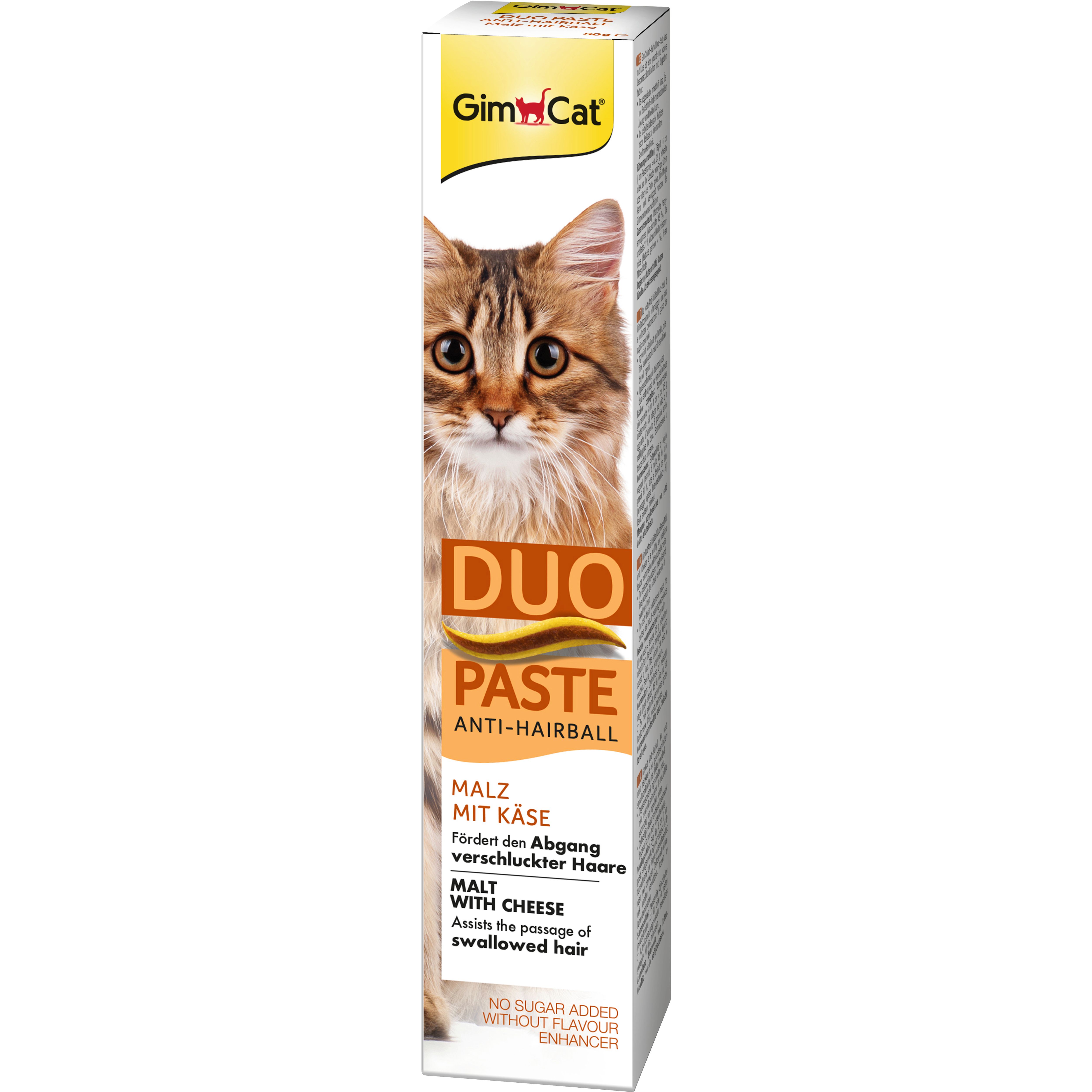 Паста для котів GimCat Duo Paste Anti-hairball сир та солод 50 г (G-427218) - фото 3