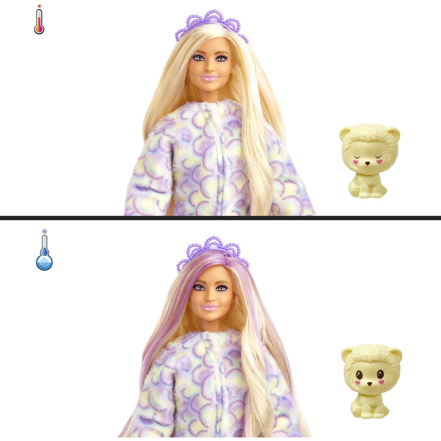 Кукла Barbie Cutie Reveal Мягкие и пушистые, в костюме львенка (HKR06) - фото 3