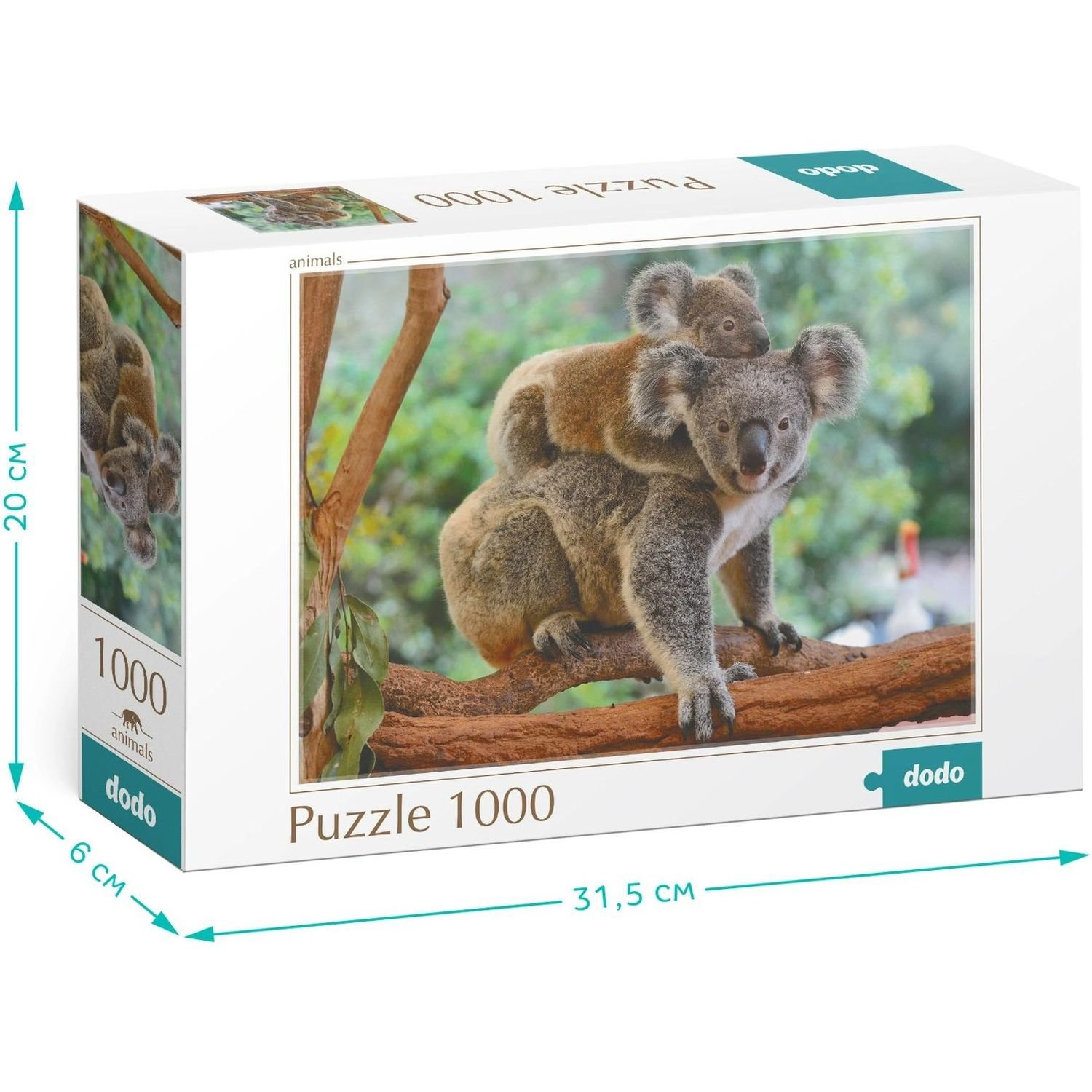 Пазл DoDo Маленькая коала с мамой, 1000 элементов (301183) - фото 5