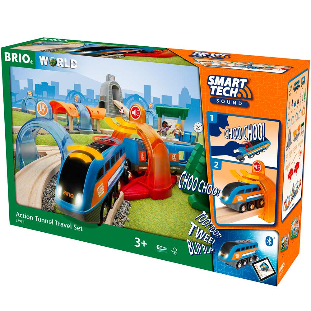 Велика дитяча залізниця Brio Smart Tech (33972) - фото 1