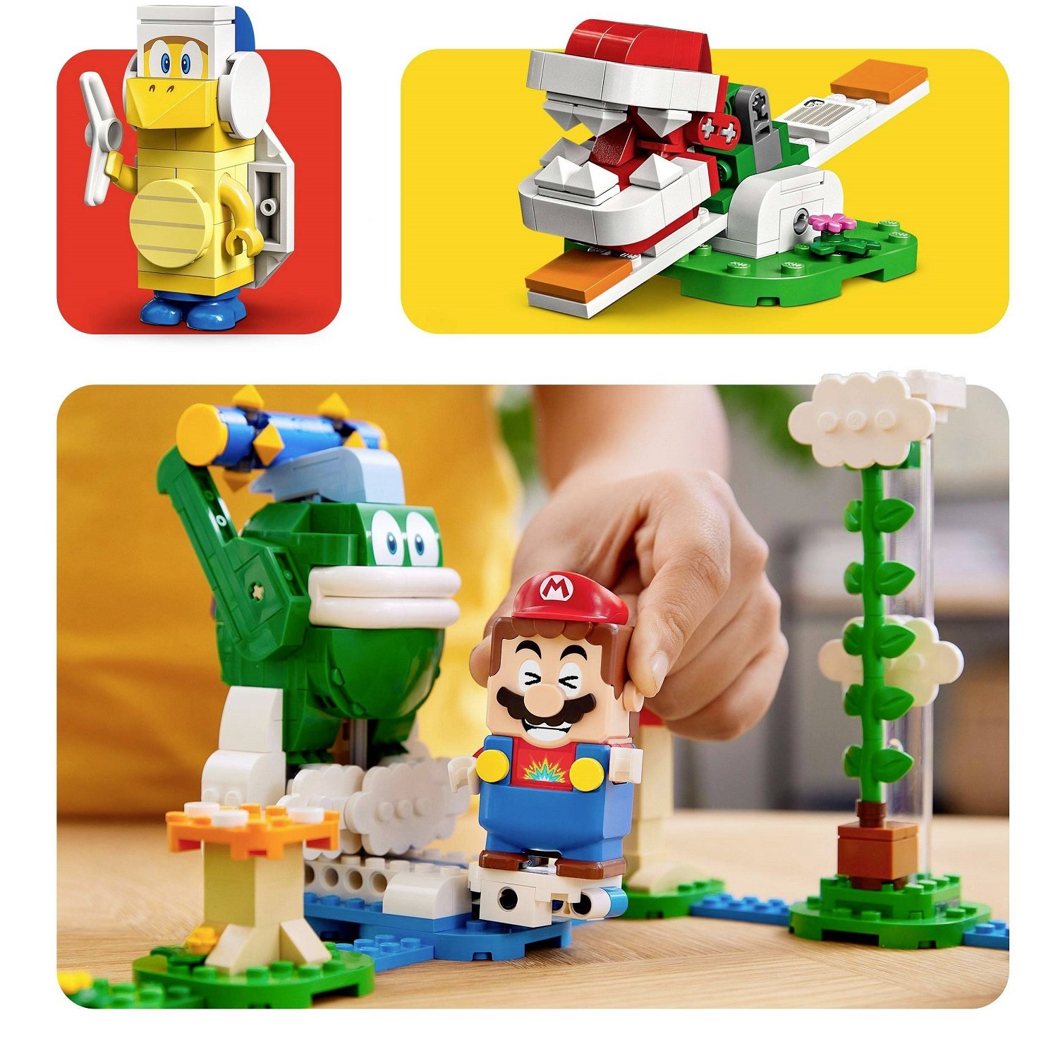 Конструктор LEGO Super Mario Дополнительный набор Big Spike's Cloudtop Challenge, 540 деталей (71409) - фото 5