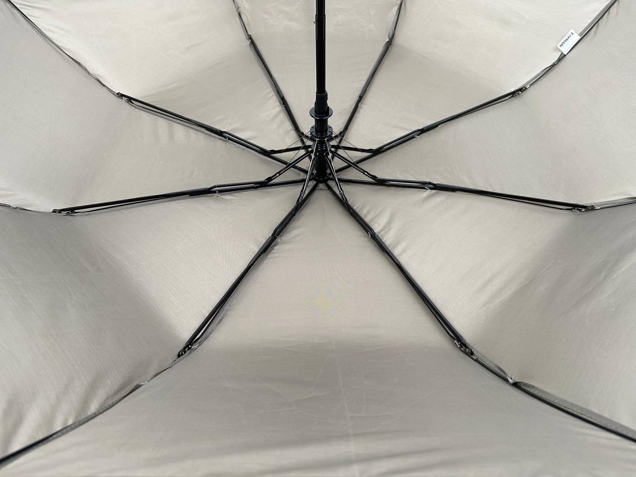 Женский складной зонтик полуавтомат Toprain 98 см зеленый - фото 6