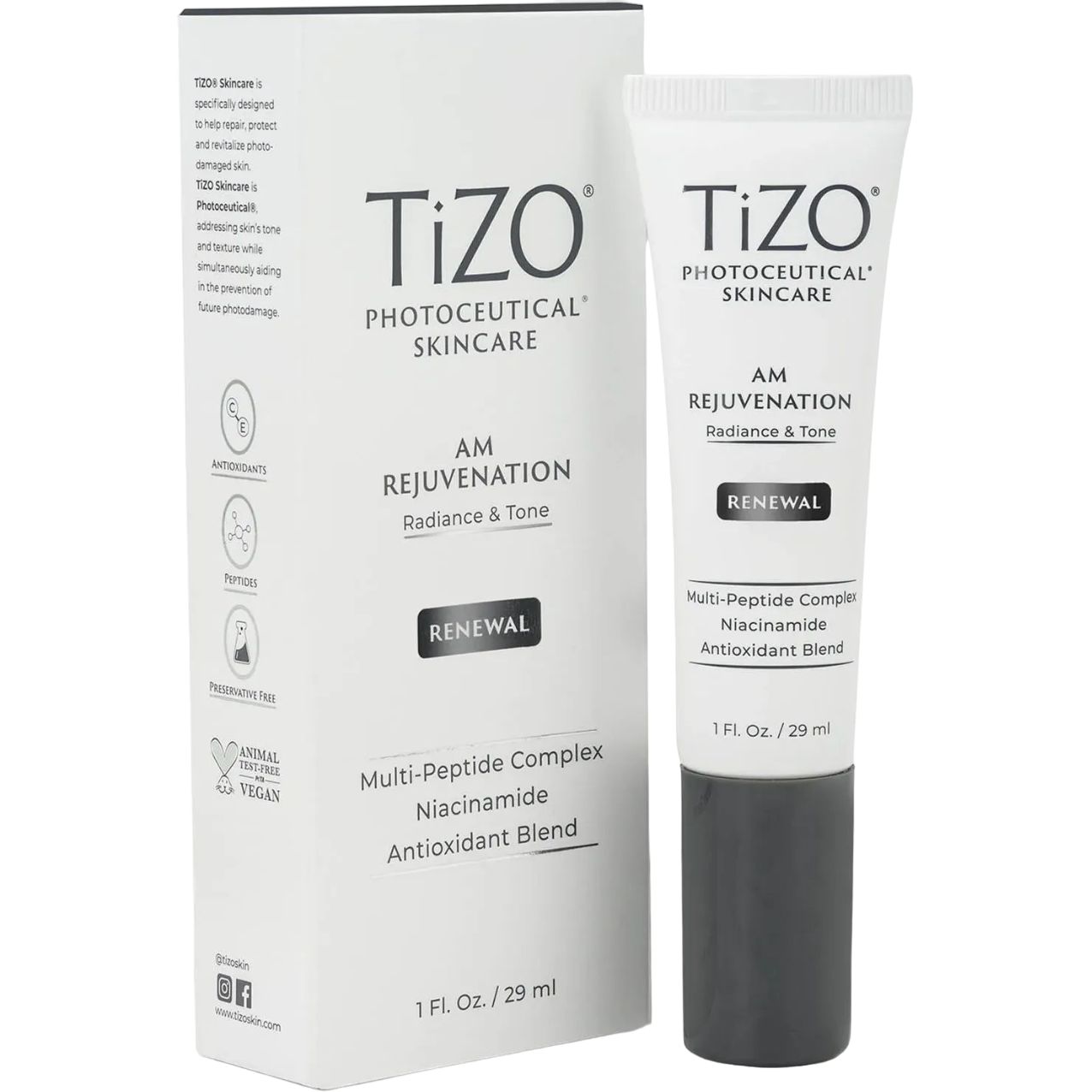 Сыворотка дневная омолаживающая TiZO Photoceutical Skincare AM Rejuvenation 29 мл - фото 1