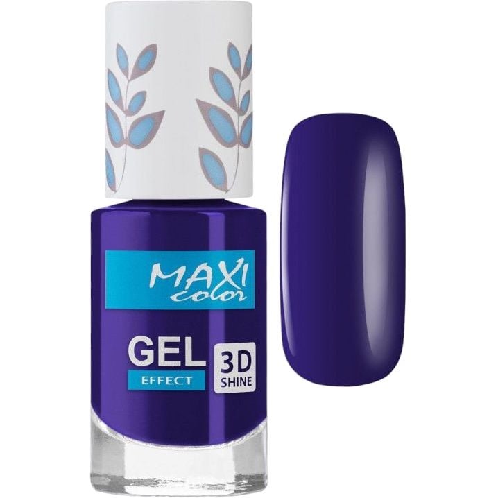 Лак для ногтей Maxi Color Gel Effect New Palette тон 1, 10 мл - фото 1