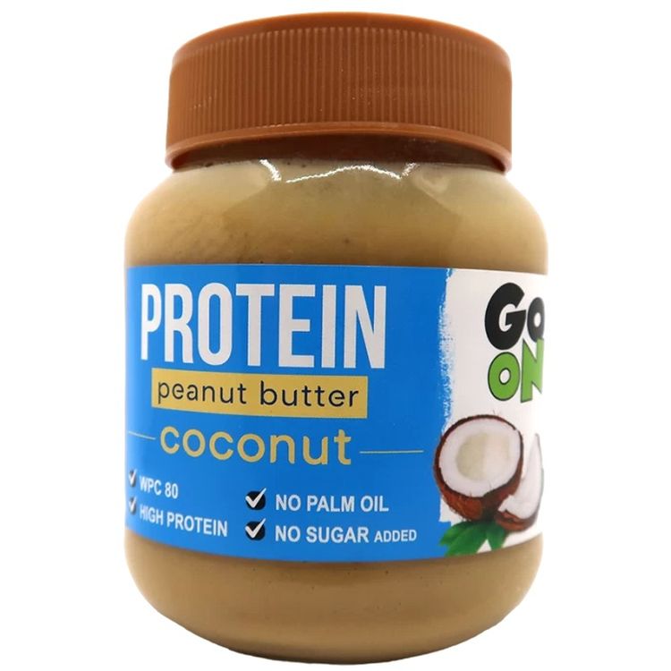 Арахісова паста Go On Nutrition Protein Peanut butter Coconut 350 г - фото 1