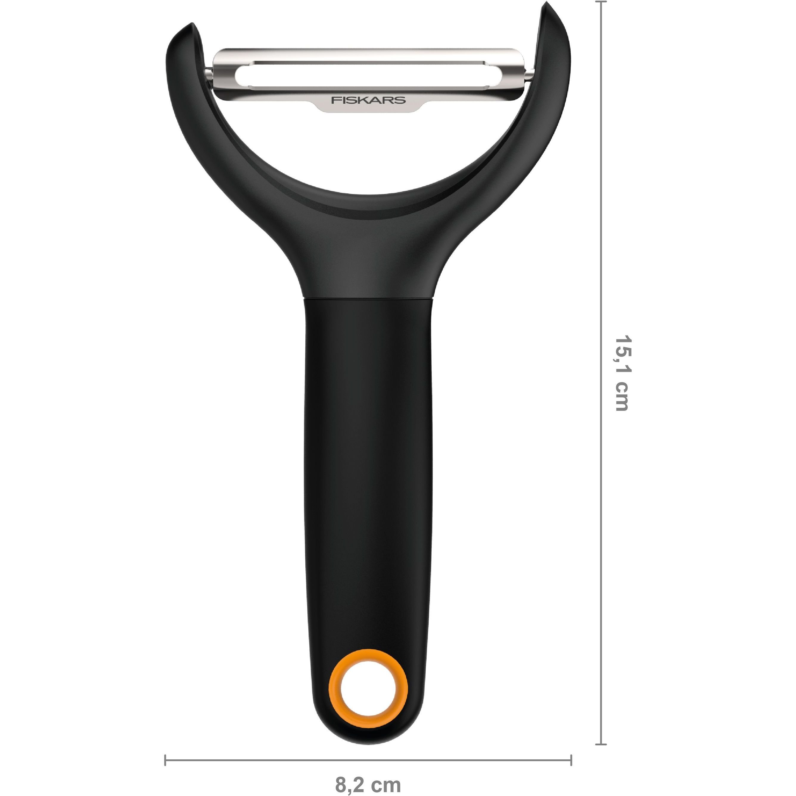 Нож для чистки овощей Fiskars Form с подвижным поперечным лезвием (1016122) - фото 4