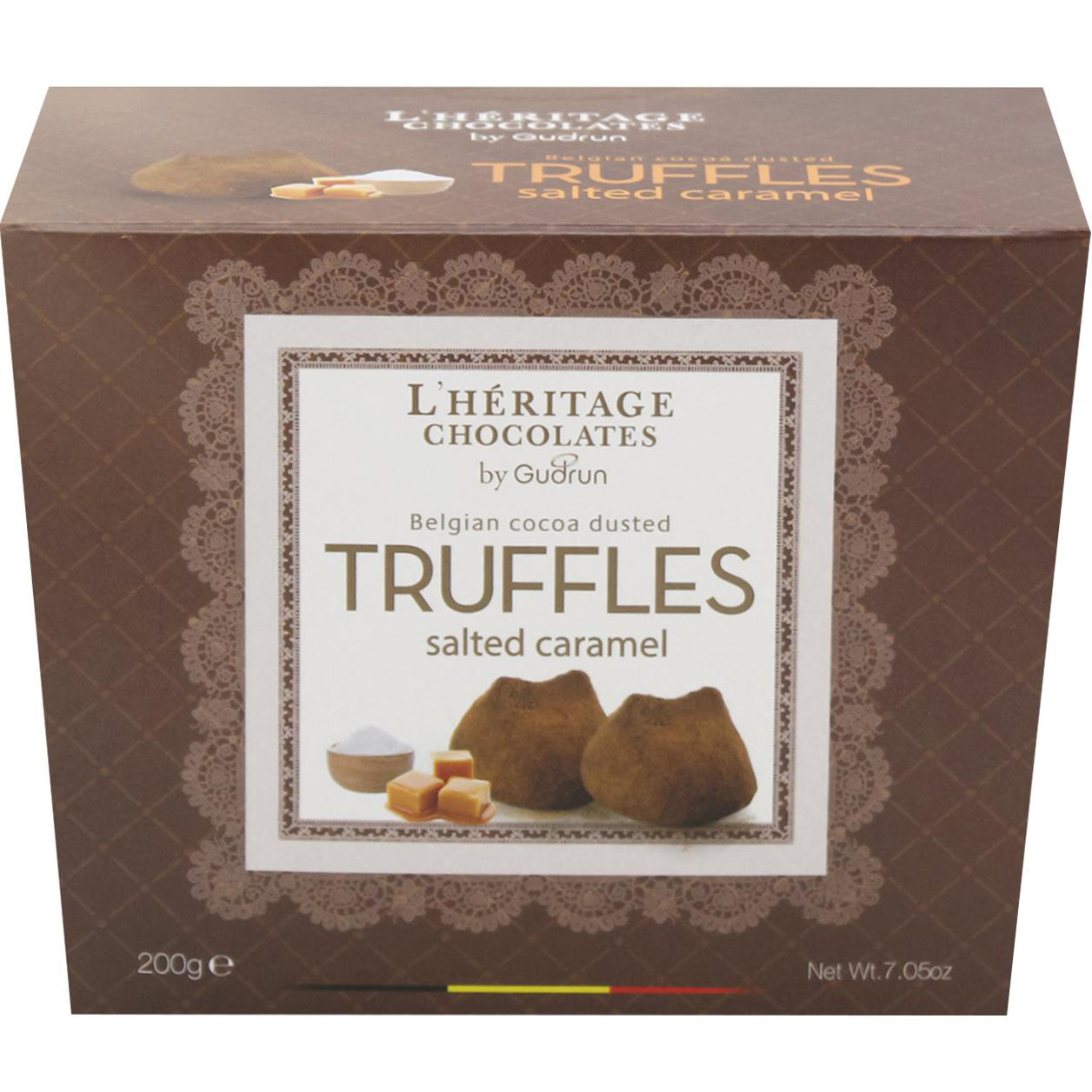 Конфеты L'Heritage Chocolates шоколадный трюфель с соленой карамелью ...