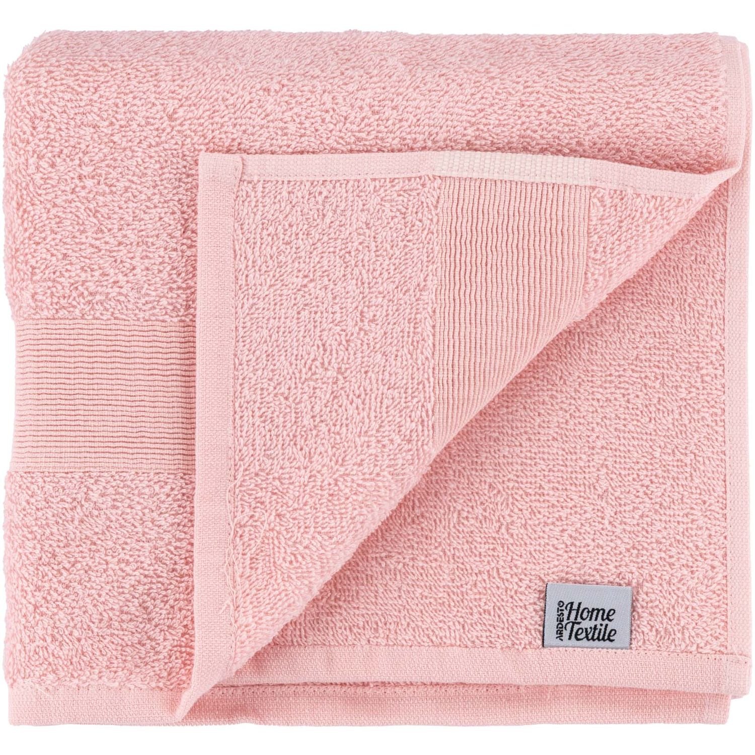Полотенце махровое Ardesto Benefit, 90х50 см, розовое (ART2450SC) - фото 3