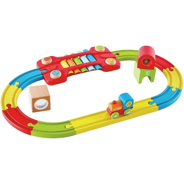 Іграшкова залізниця Hape із ксилофоном 14 елементів (E3822) - фото 1
