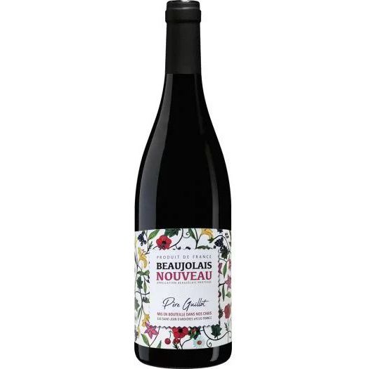 Вино Pere Guillot Beaujolais Nouveau АОР, красное, сухое, 0,75 л - фото 1