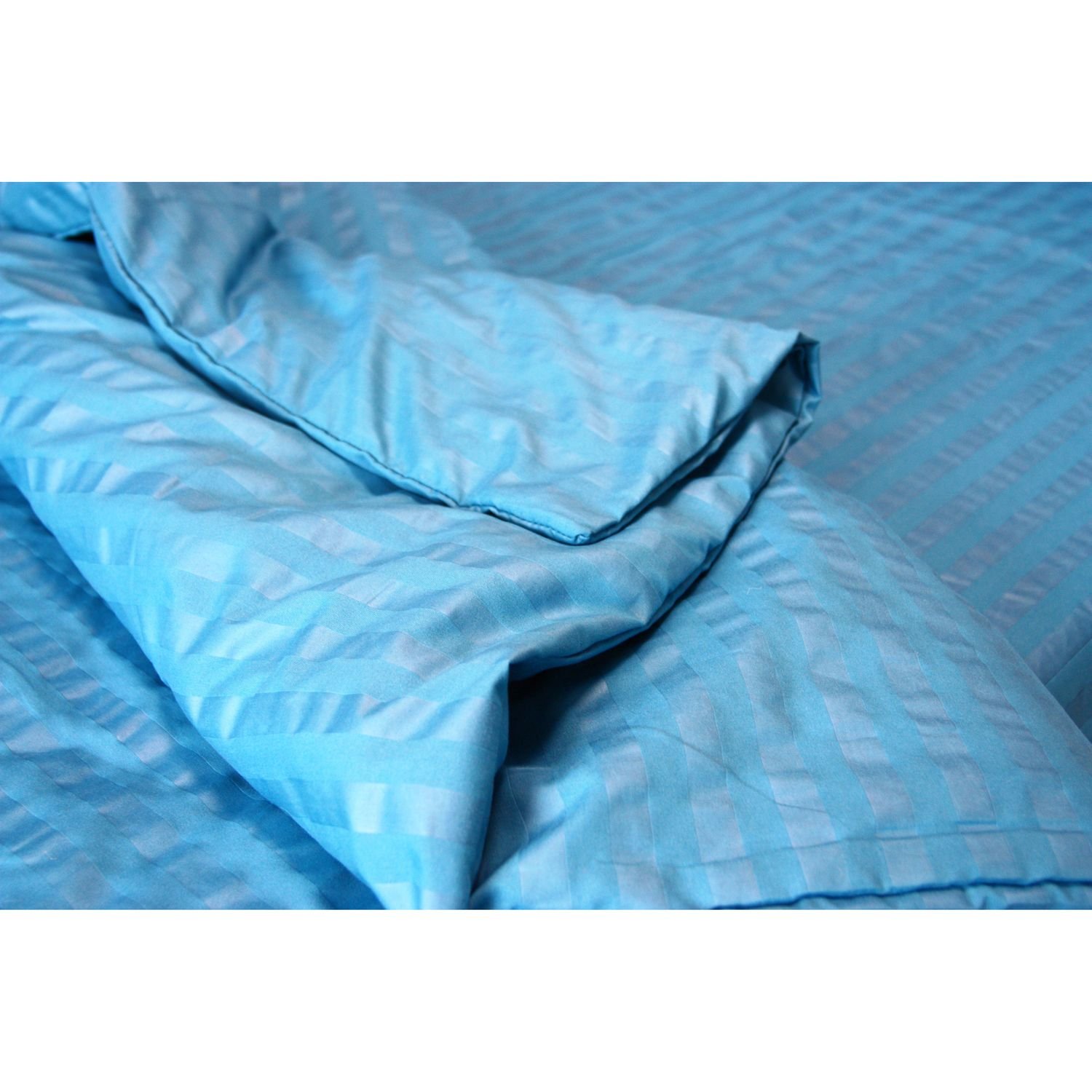 Комплект постільної білизни LightHouse Mf Stripe Mavi, полуторний, синій (604774) - фото 4