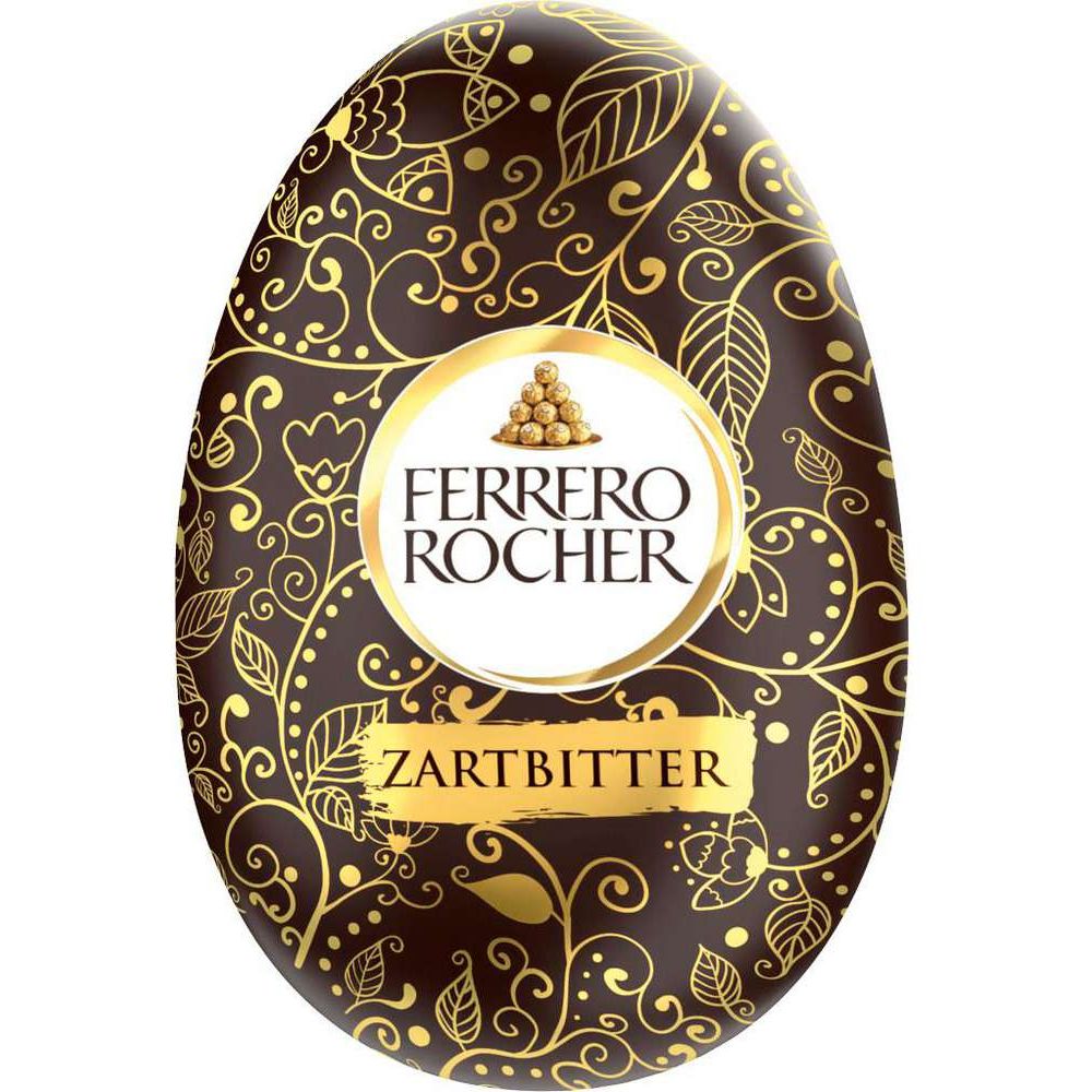 Яйцо Ferrero Rocher из темного шоколада с фундуком 100 г - фото 1