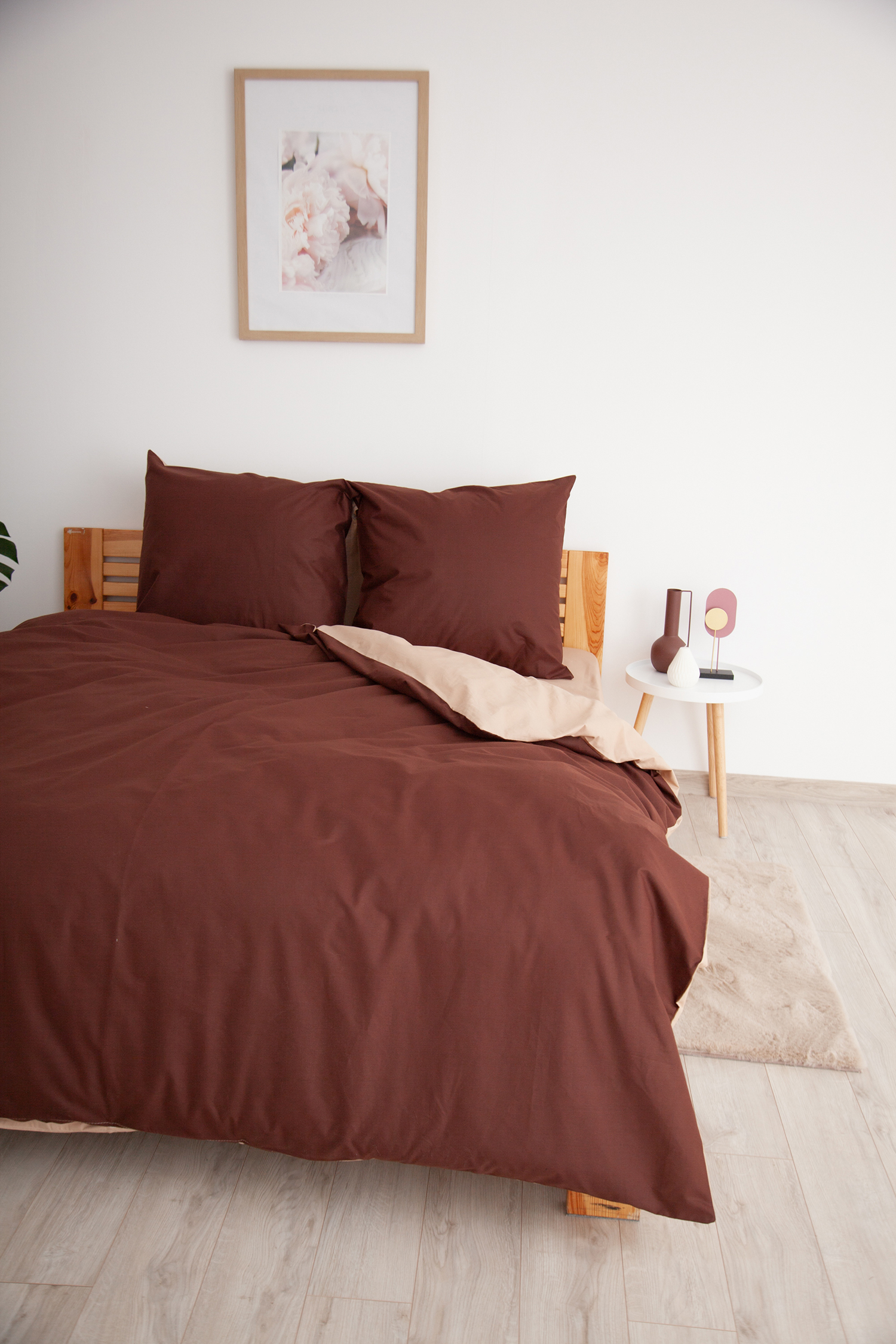 Комплект постільної білизни ТЕП Happy Sleep Природний Бурштин сімейний бежево-коричневий (2-03797_26399) - фото 3