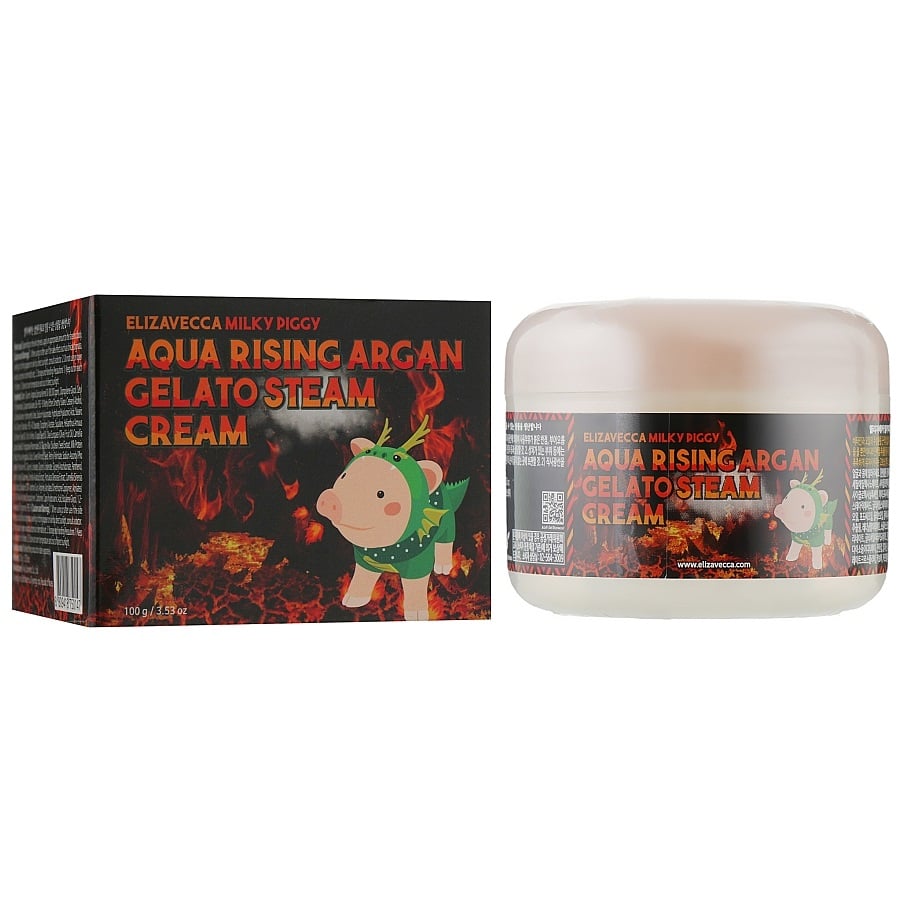 Крем для лица Elizavecca Aqua Rising Argan Gelato Steam Cream Аргановое масло, 100 г - фото 2