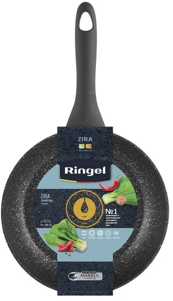 Сковорода Ringel Zira классическая, 28 см, черная (RG-11006-28) - фото 4