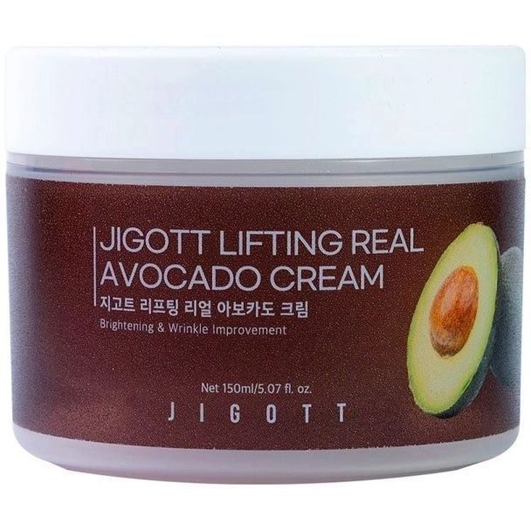 Подтягивающий крем для лица Jigott Lifting Real Avocado Cream, с авокадо, 150 мл - фото 1