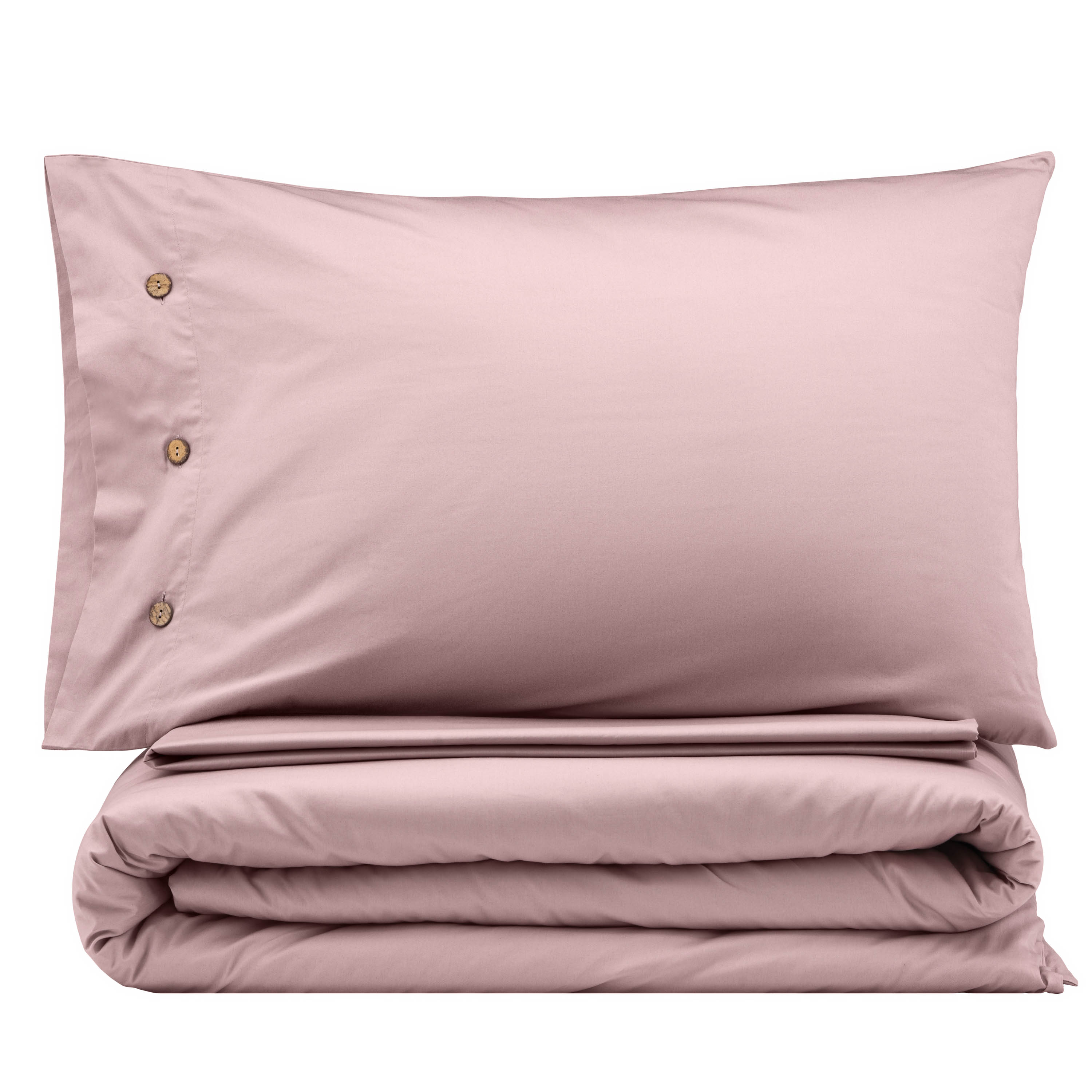Комплект постільної білизни Ardesto Mix&Match полуторний сатин світло-рожевий (ART1622SP) - фото 2