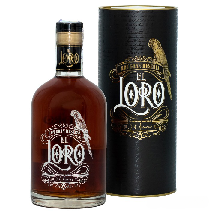 Ром El Loro Gran Reserva, в тубусе, 40%, 0,7 л - фото 1