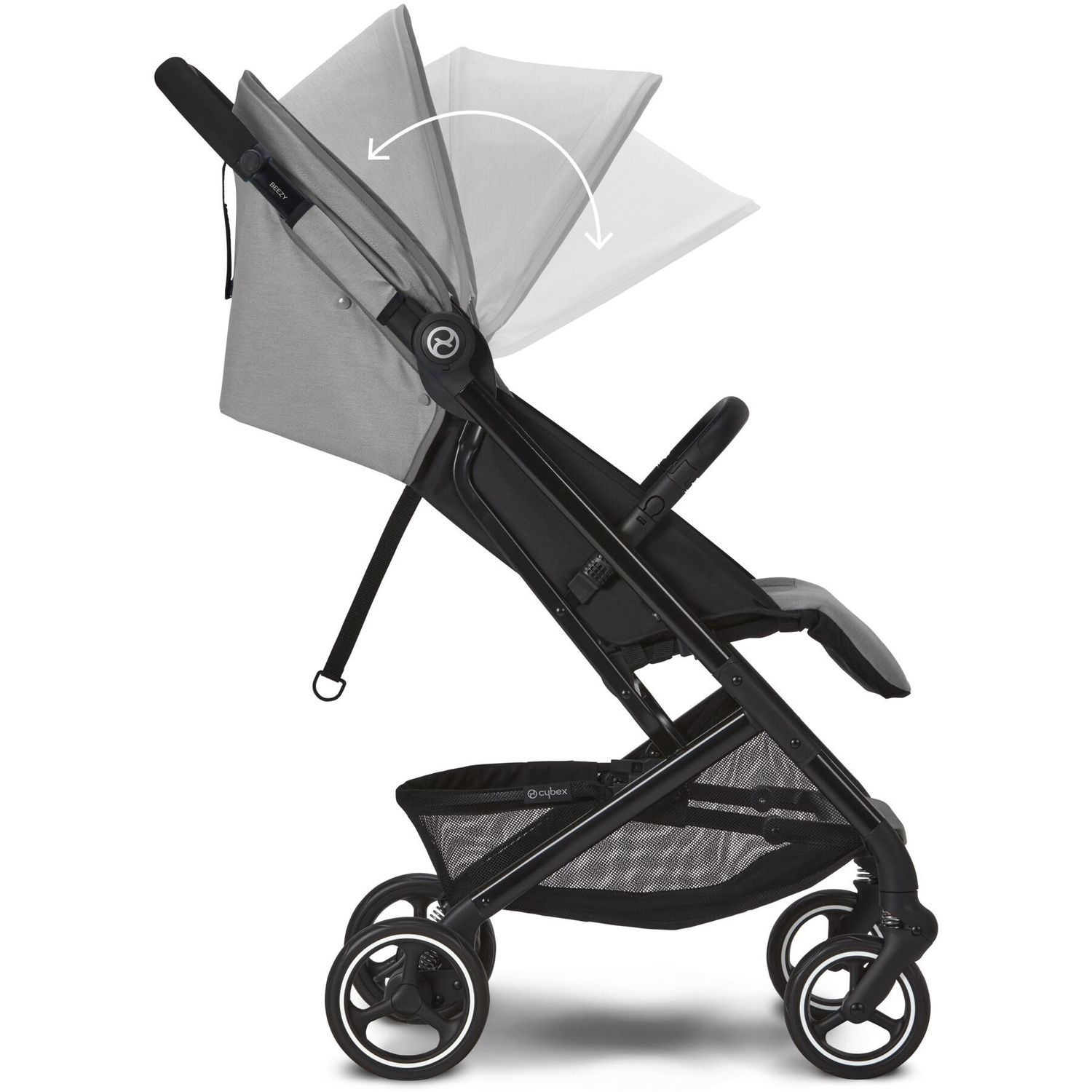 Прогулочная коляска Cybex Beezy Lava Grey, серая (523000181