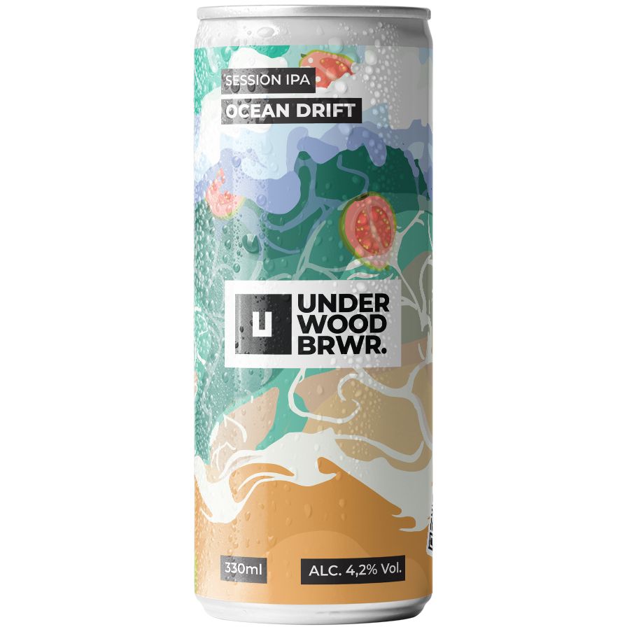 Пиво Underwood Brewery Ocean Drift 4.2% 0.33 л ж/б - фото 1