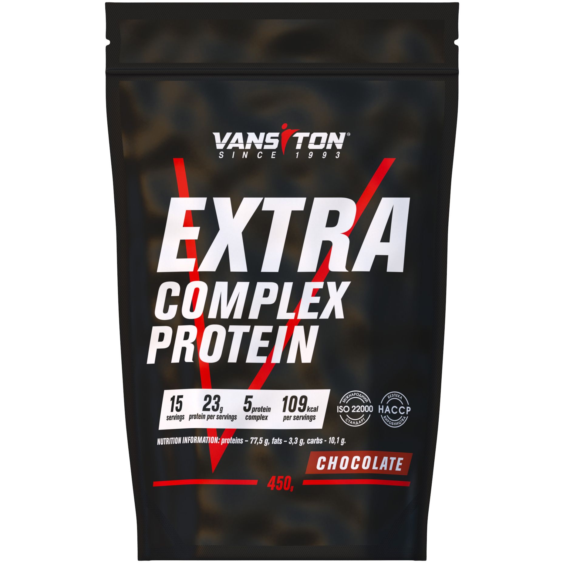 Протеин Vansiton Extra Chocolate 450 г - фото 1