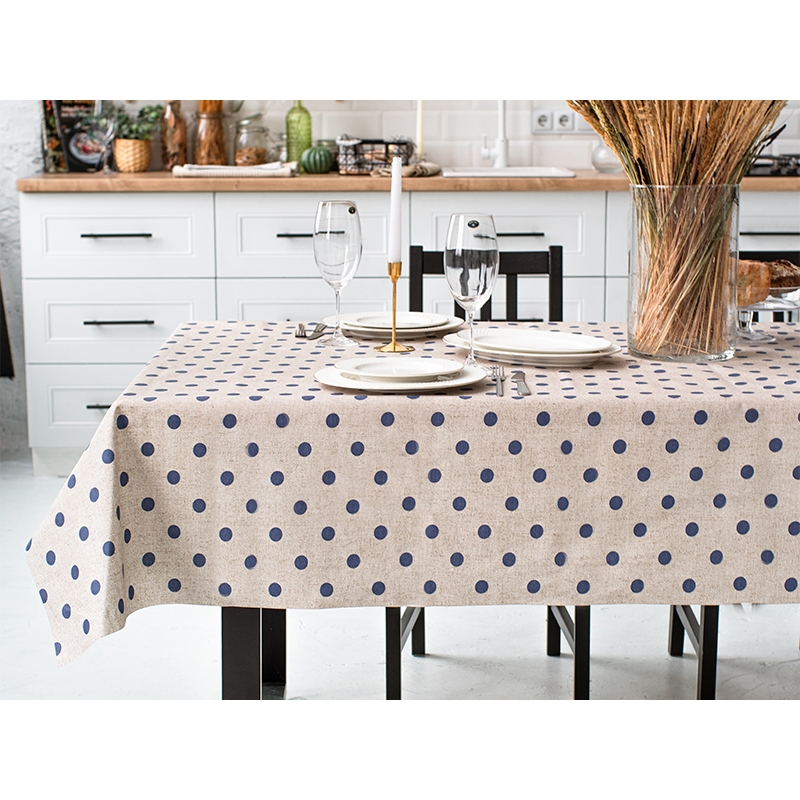 Скатертина водовідштовхувальна Lefard Home Textile Max punto azul 140х180 см (715-287) - фото 5