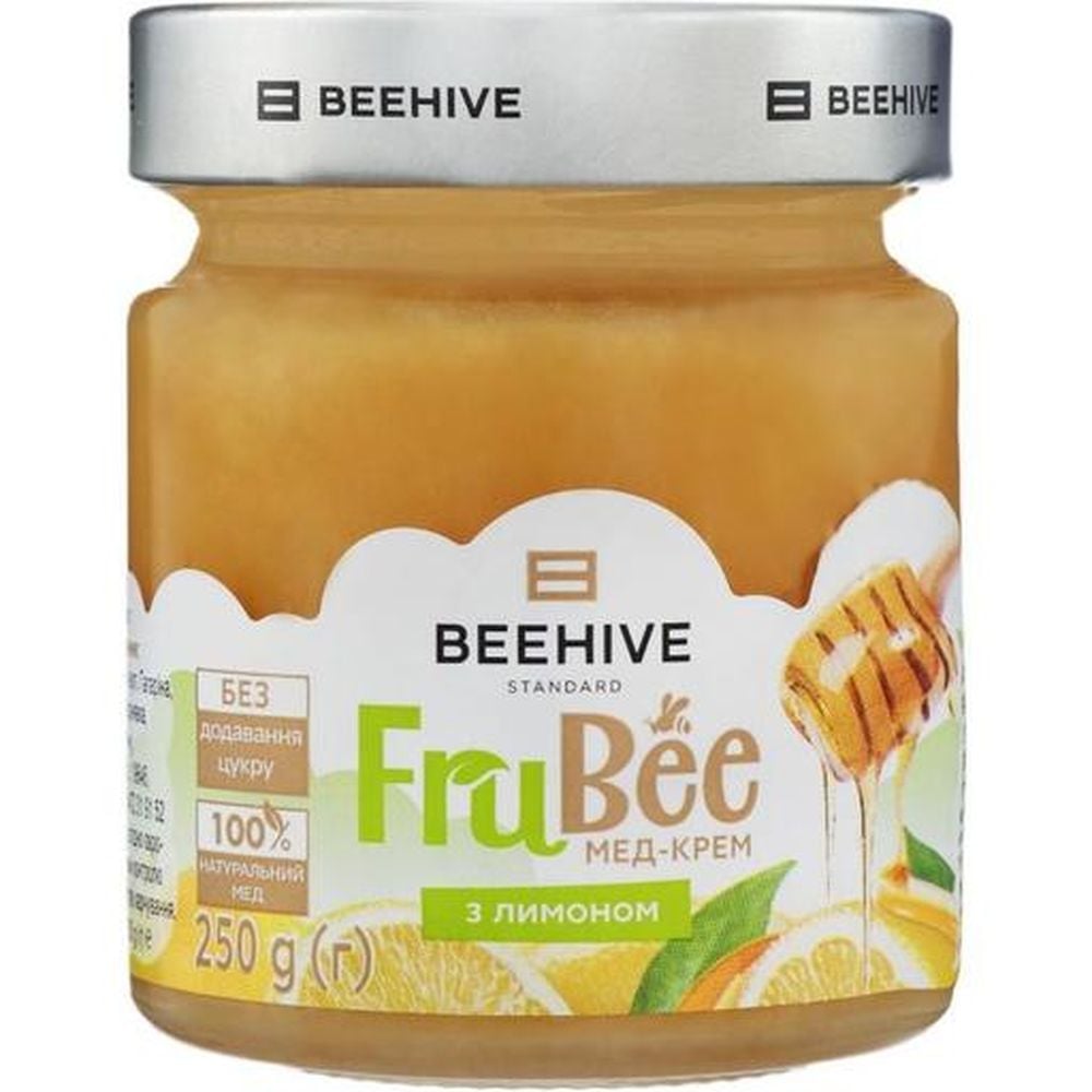 Мед-крем Beehive FruBee, с лимоном, 250 г (823881) - фото 1