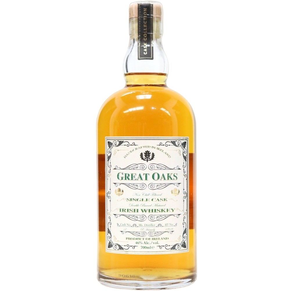 Виски Great Oaks Single Cask Irish Whiskey 46% 0.7 л - фото 1