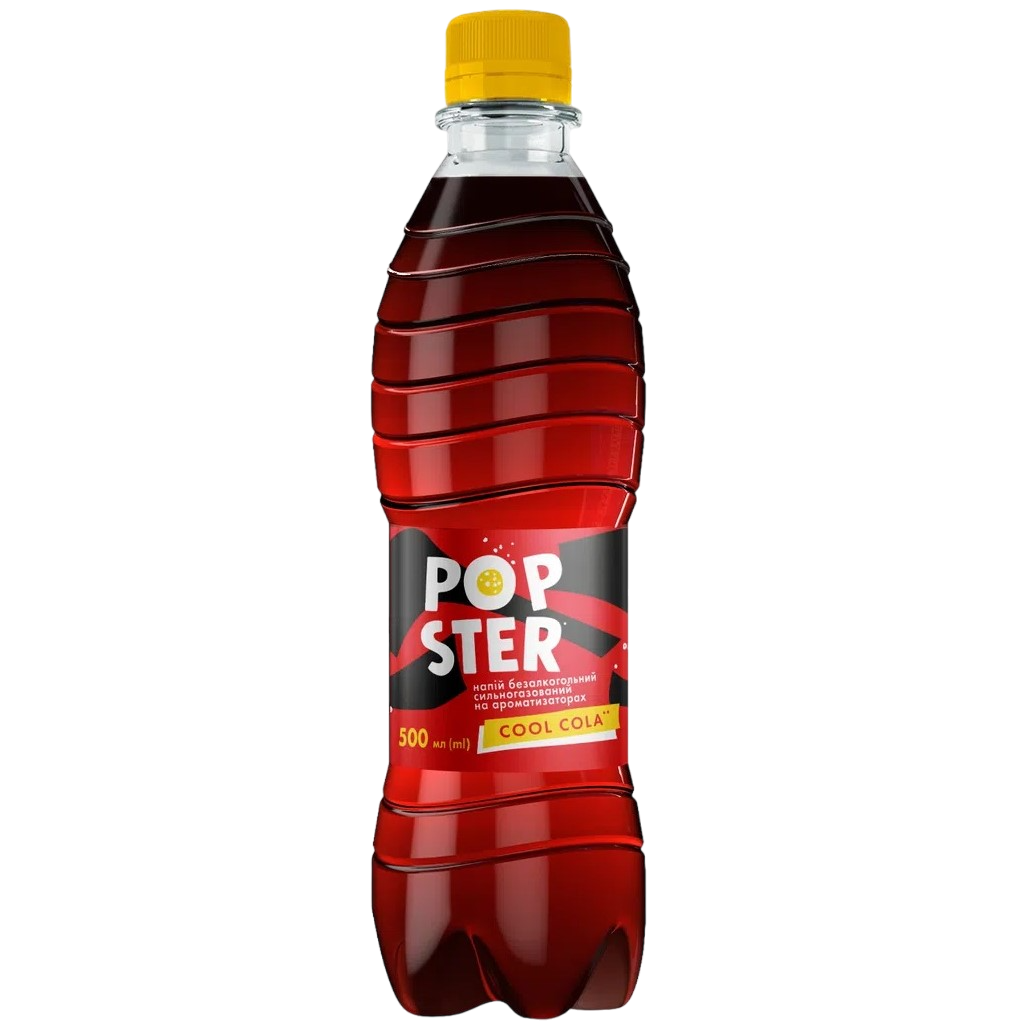 Напій Popster Cool Cola безалкогольний 0.5 л - фото 1
