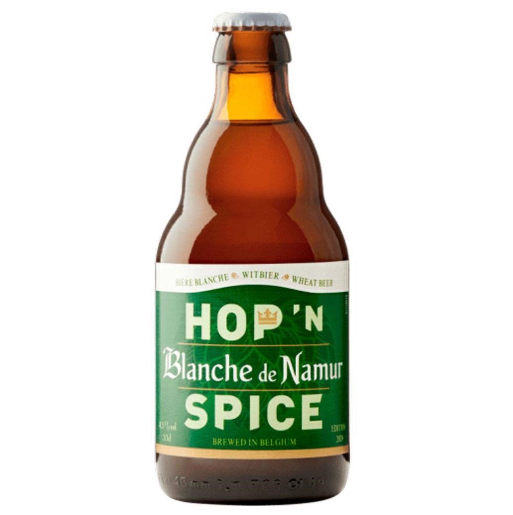 Пиво Blanche De Namur Hop and Spice светлое, 4,5%, 0,33 л (821013) - фото 1