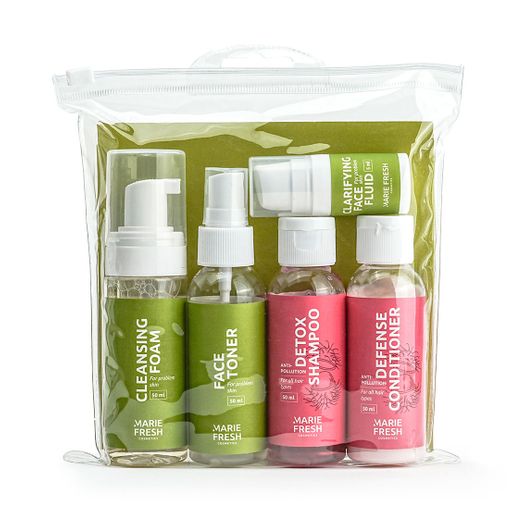 Дорожный набор Marie Fresh Cosmetics Travel Set для проблемной кожи 5 шт. - фото 2