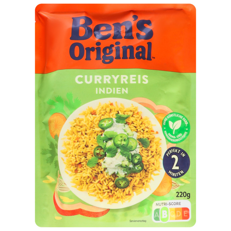 Рис Ben's Original Curryreis Indien Rice 220 г (945929) - фото 1