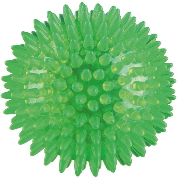 Игрушка для собак Trixie Мяч игольчатый, термопластрезина, d 8 см, в ассортименте (33651) - фото 1