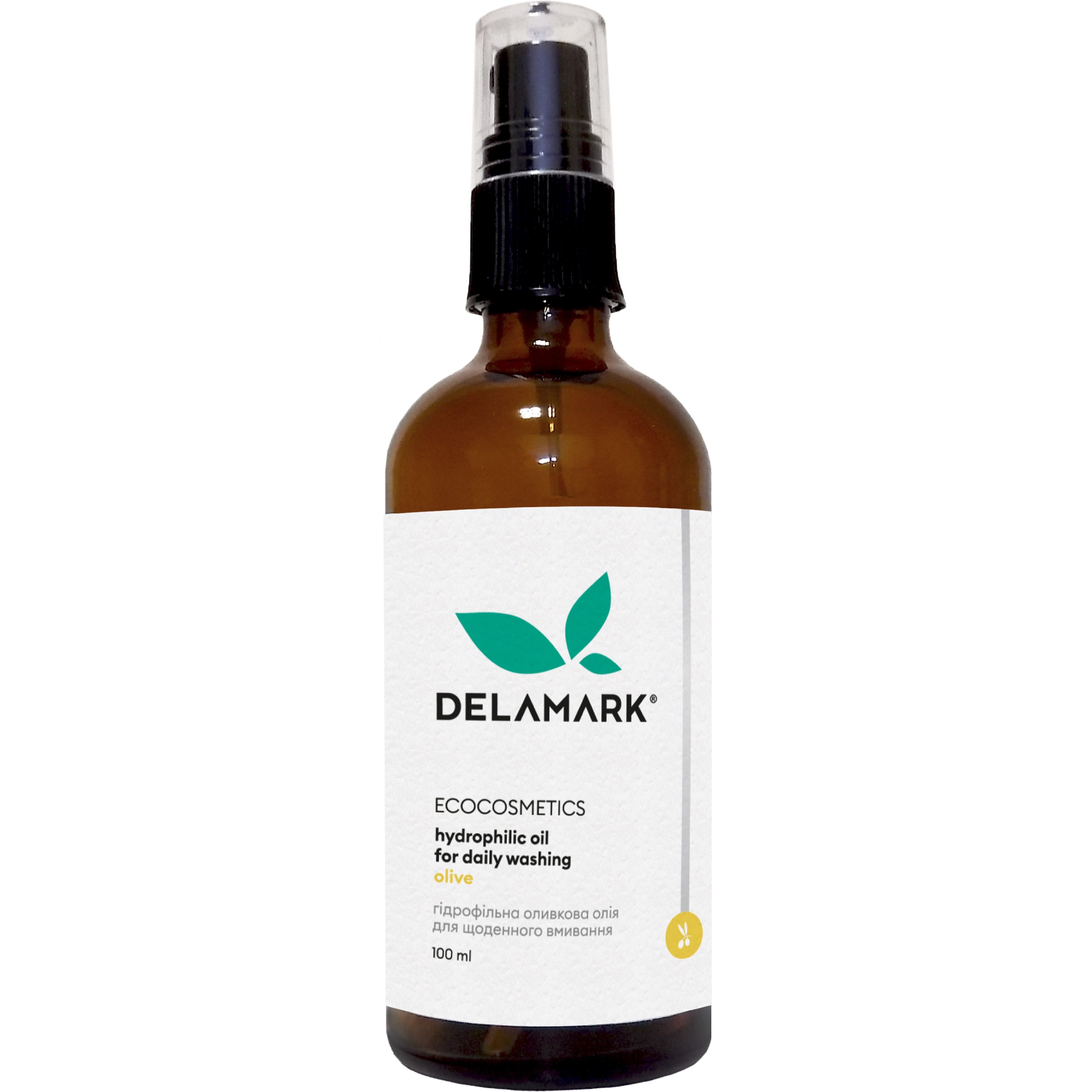 Гидрофильное масло для умывания DeLaMark Оливковое масло 100 мл - фото 1