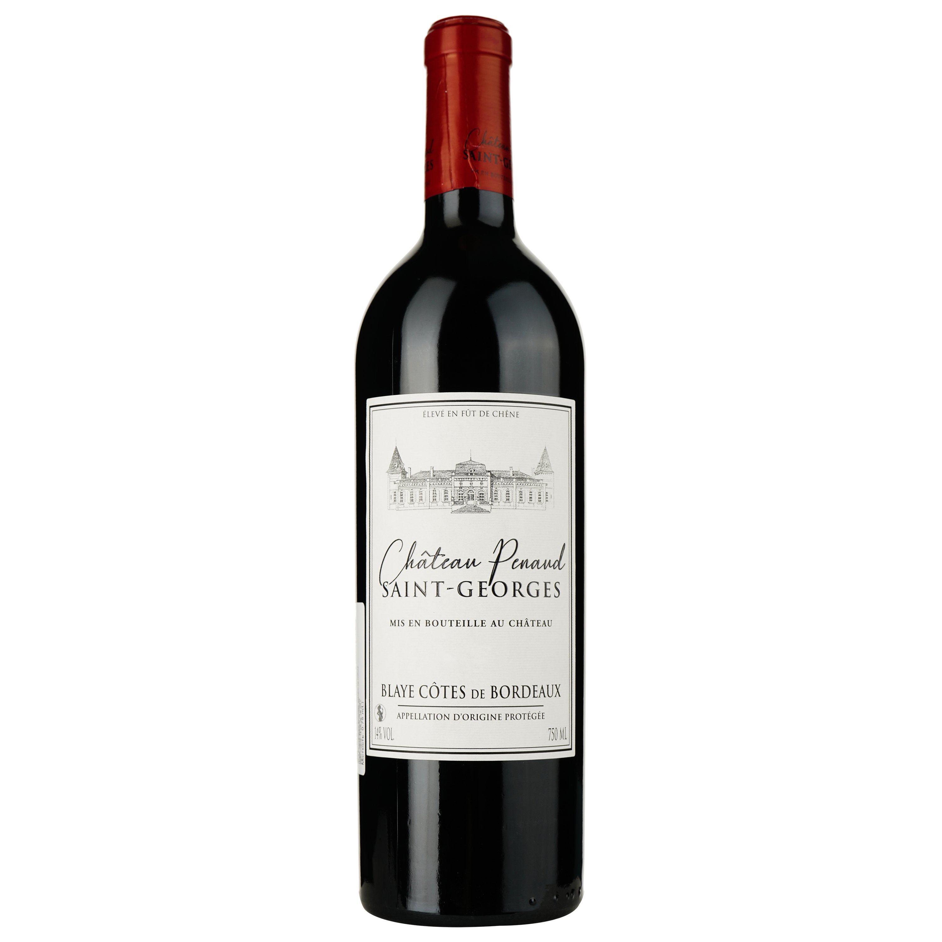 Вино Chateau Penaud Saint Georges Nf 2016 AOP Cote de Blaye червоне сухе 0.75 л - фото 1