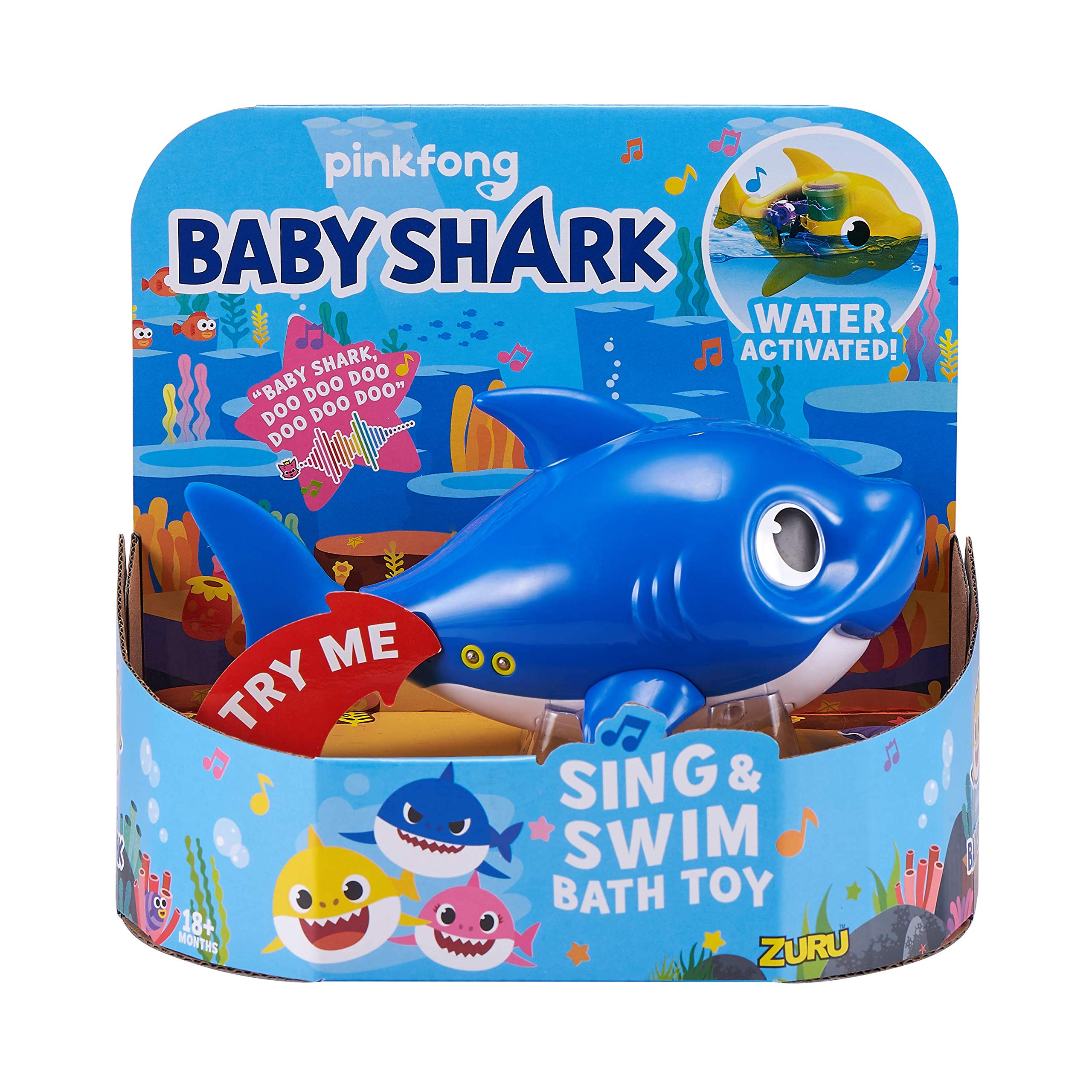Інтерактивна іграшка для ванни Robo Alive Junior Daddy Shark (25282B) - фото 5