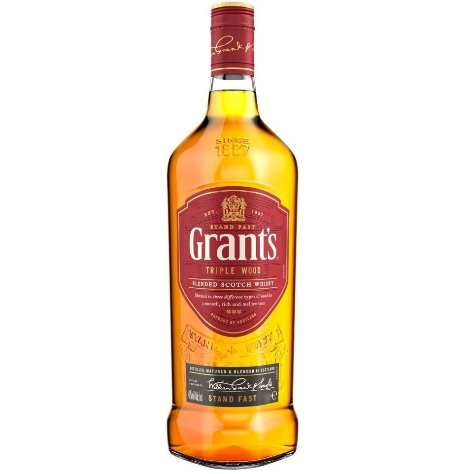 Віскі Grant's Triple wood Blended Scotch Whisky 40% 4.5 л - фото 2