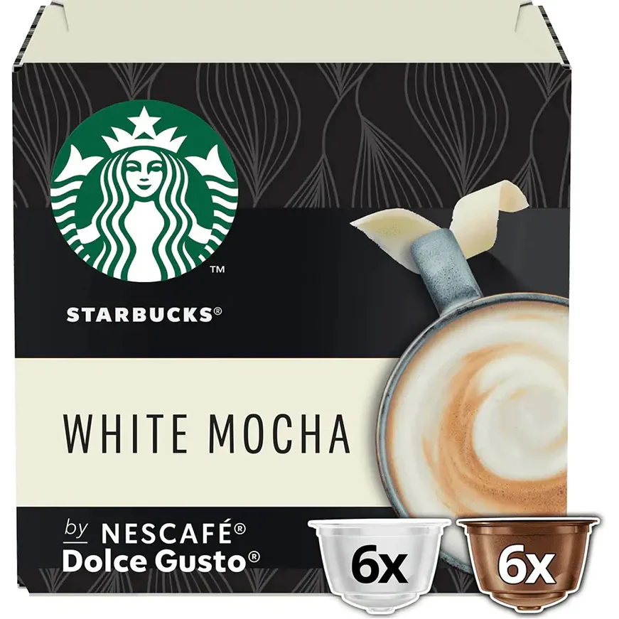 Кава в капсулах Starbucks DG White Mocha 12 шт. (950235) - фото 1