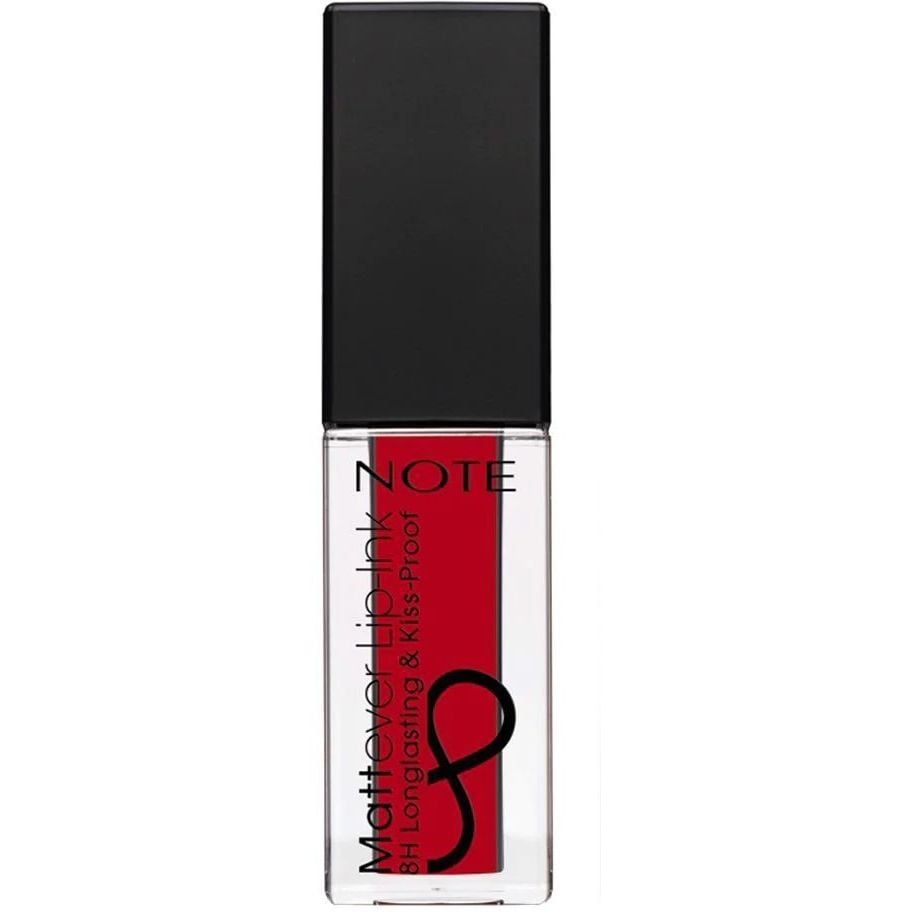 Матовий флюїд для губ Note Cosmetique Mattever Lip-Ink відтінок 14 (Unpredictable Red) 4.5 мл - фото 1