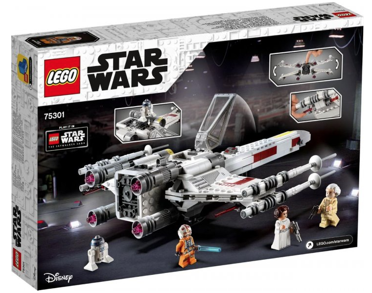 Конструктор LEGO Star Wars Винищувач X Люка Скайвокера, 474 деталі (75301) - фото 3