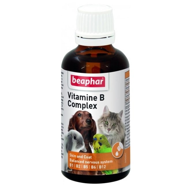 Фото - Ліки й вітаміни Beaphar Вітаміни  Vitamine B Complex для собак, котів, птахів та гризунів, 