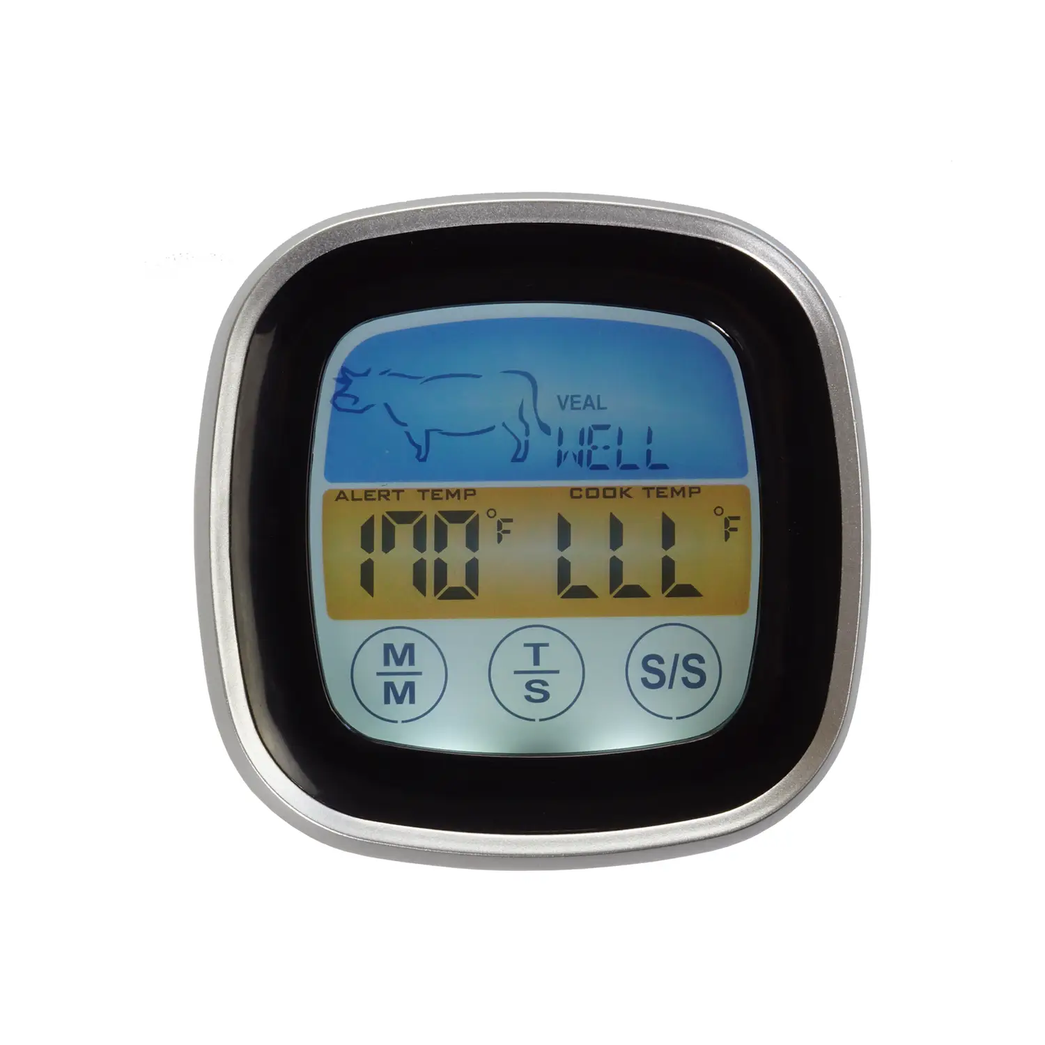 Электронный термометр для мяса Supretto, с дисплеем, серебристый (59820001) - фото 2