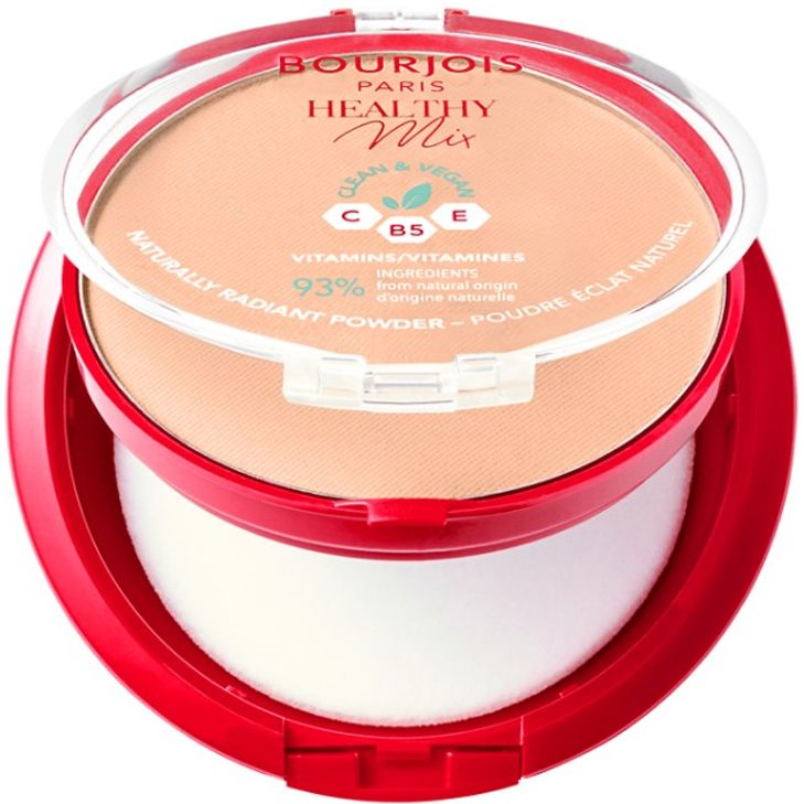 Компактная пудра Bourjois Healthy Mix, тон 002 (Vanilla), 10 г - фото 2