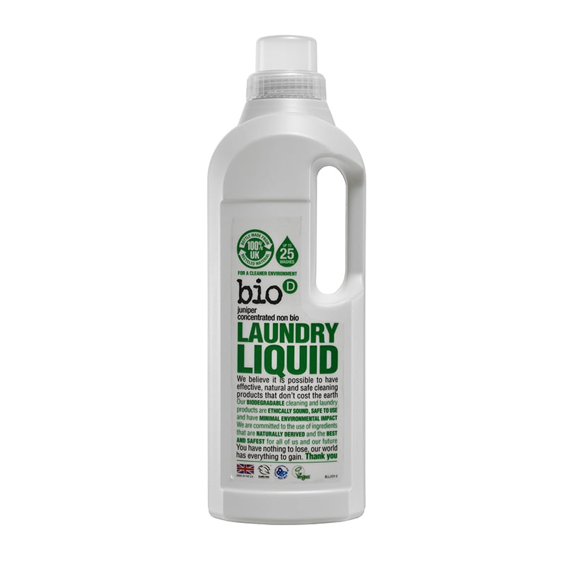 Гель-концентрат Bio-D Laundry Liquid Juniper для стирки белья, с ароматом можжевельника, 1 л - фото 1