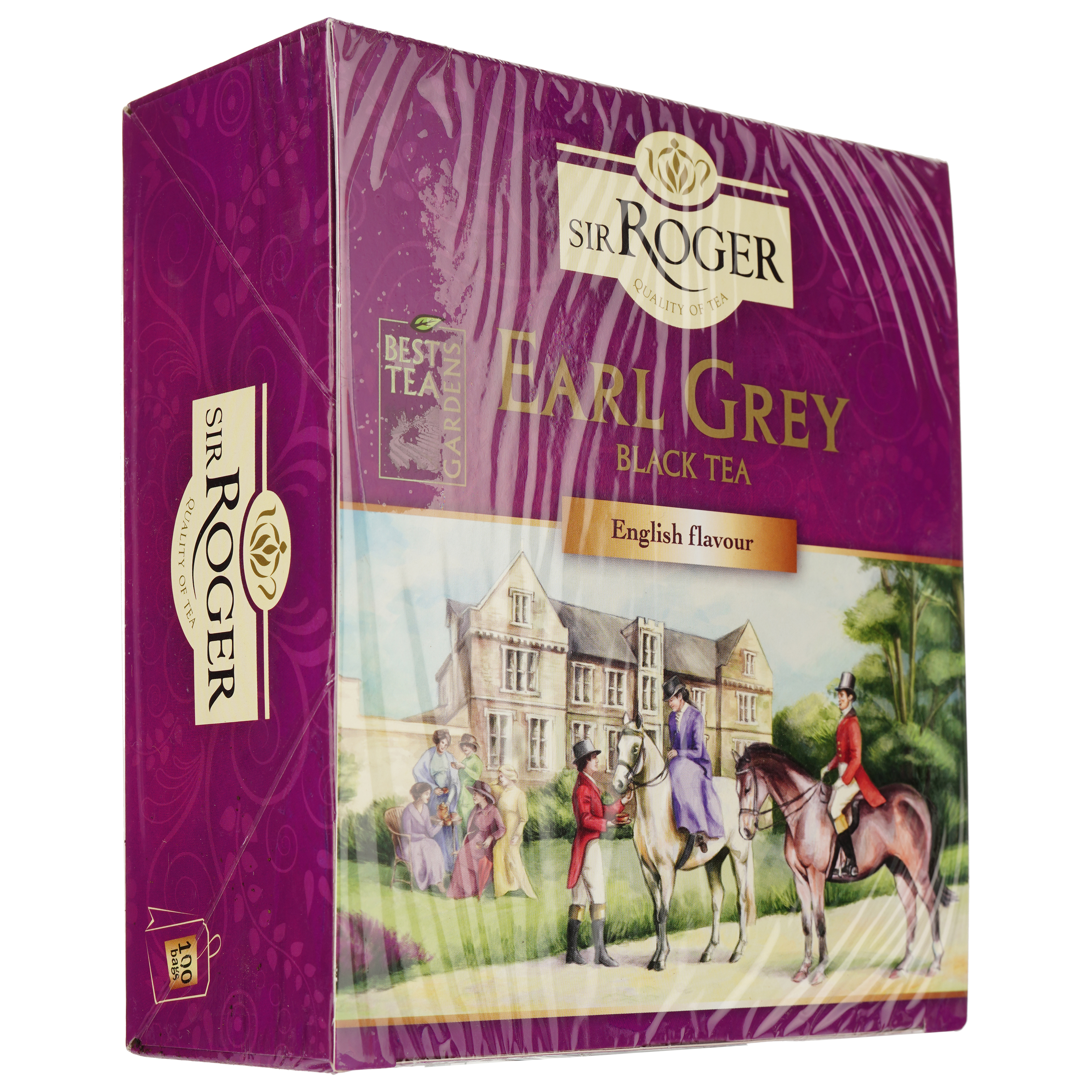 Чай чорний Sir Roger Earl Grey, 100 г (50 шт. х 2 г) (895576) - фото 2