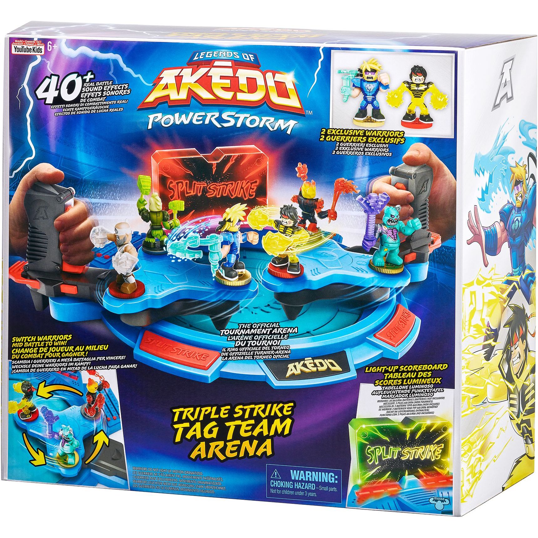 Игровой набор Akedo Power Storm Батл арена Тройной удар (123616) - фото 1